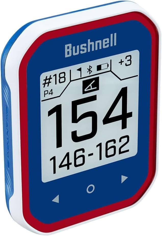 bushnellgolf Golf Phantom 3 Handheld Slope GPS, Touchscreen Display, Belt Clip & Carabiner, (Blue)