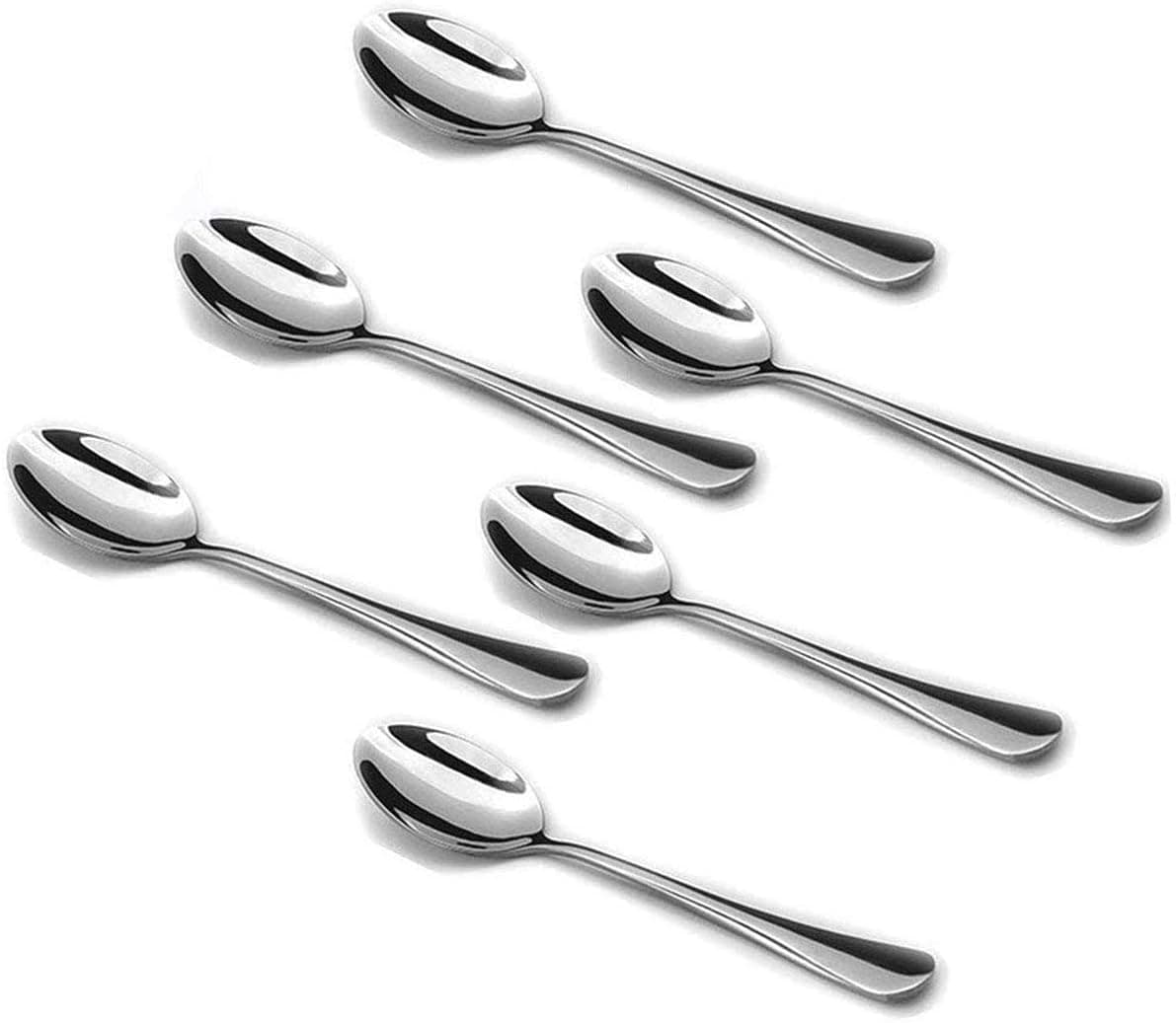 6pcs, Stainless Steel Tea Spoons, findTop Heavy-duty Spoons Cutlery Set