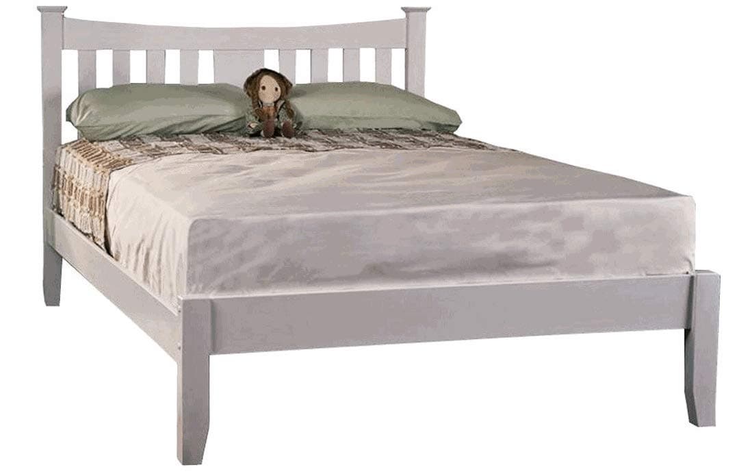 Arquette Solid wood Bed Frame by Sweet Dreams, OAK or WHITE (WHITE, 5FT KING SIZE)