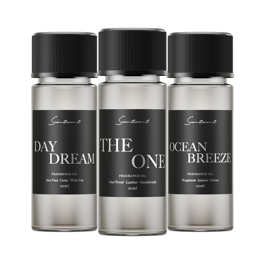 Hotel Diffuser Oil Discovery Kit | Inspired By 1 Hotel® Ritz-Carlton® & Luxury Scents Aromatherapy Oils With Notes Of Cardamom, Tuscan Leather, And Sandalwood (20Ml, Top 3 Scents)