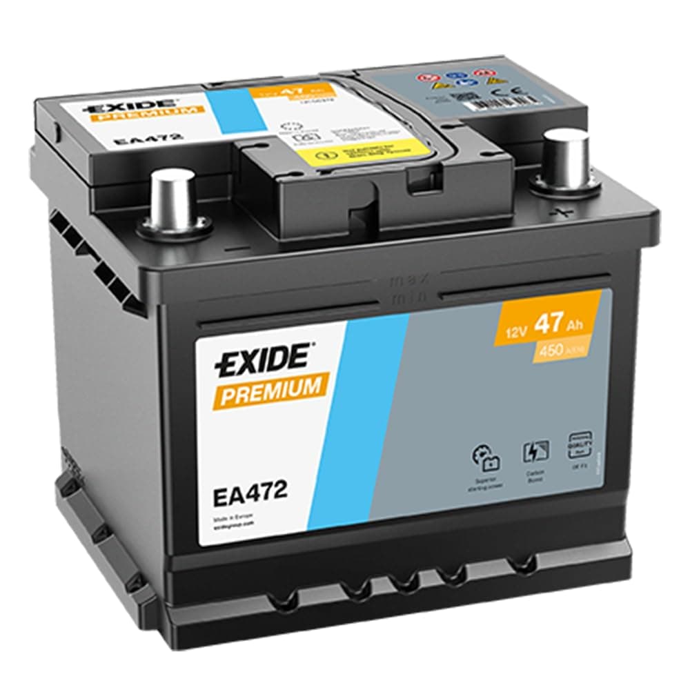 Exide Premium Carbon Boost EA472 47aH Car Battery