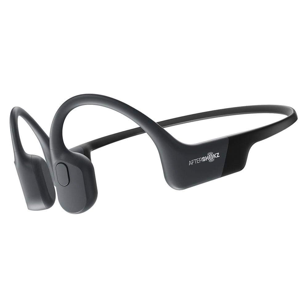 AfterShokz Aeropex Open Ear Wireless Bone Conduction Headphones, IP67 Rated, Cosmic Black