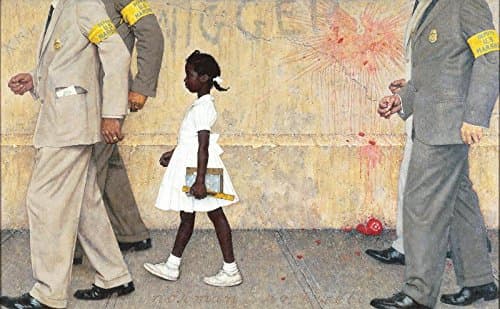 Tallenge - The Problem We All Live With - Norman Rockwell Collection ?Small Poster Paper (12 x 17 inches)