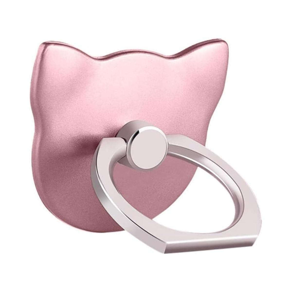 MuStone Phone Holder, Cell Phone Finger Ring Holder, Universal Smartphone Bracket Animal Cat Ring Grip Kickstand for iphone XS X 8 7 6 5, Samsung Galaxy S9 S8 S7 Note (Rose Gold)