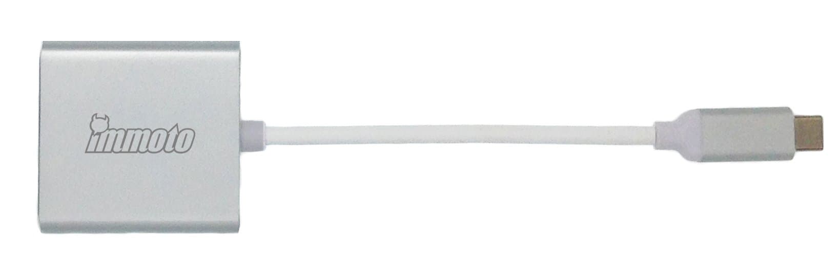 USB Type C to Displayport (DP) dongle, 4K2K@60Hz, Aluminum Shell Silver Colour for Apple MacBook 12" (2015 & 2016), MacBook Pro 13", MacBook Pro 15", Google Chromebook Pixel