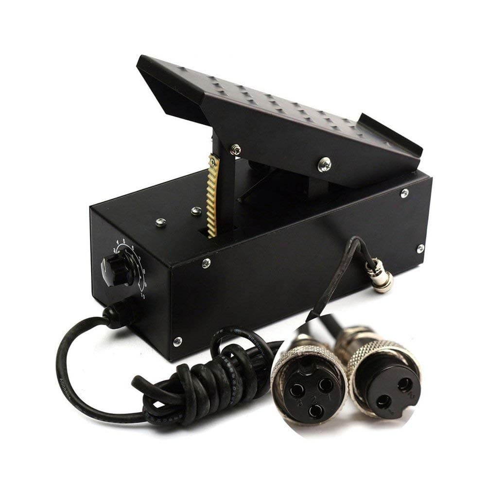 SUSEMSE Welder Foot Pedal 2+3 Pin for TIG Welding Machines Power Foot Plate Control Equipment