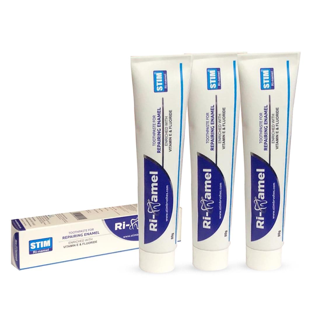 Ri-namel - Toothpaste for Repairing Enamel and Healthy Gums - Pack of 3