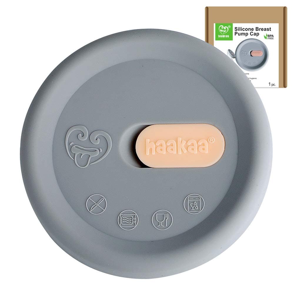 Haakaa Lid New Upgrade Breast Pump Silicone Lid Fits All Haakaa Breast Pumps Generation 1/2/3 Leakproof Dustproof 100% Food Grade Silicone BPA PVC and Phthalate Free