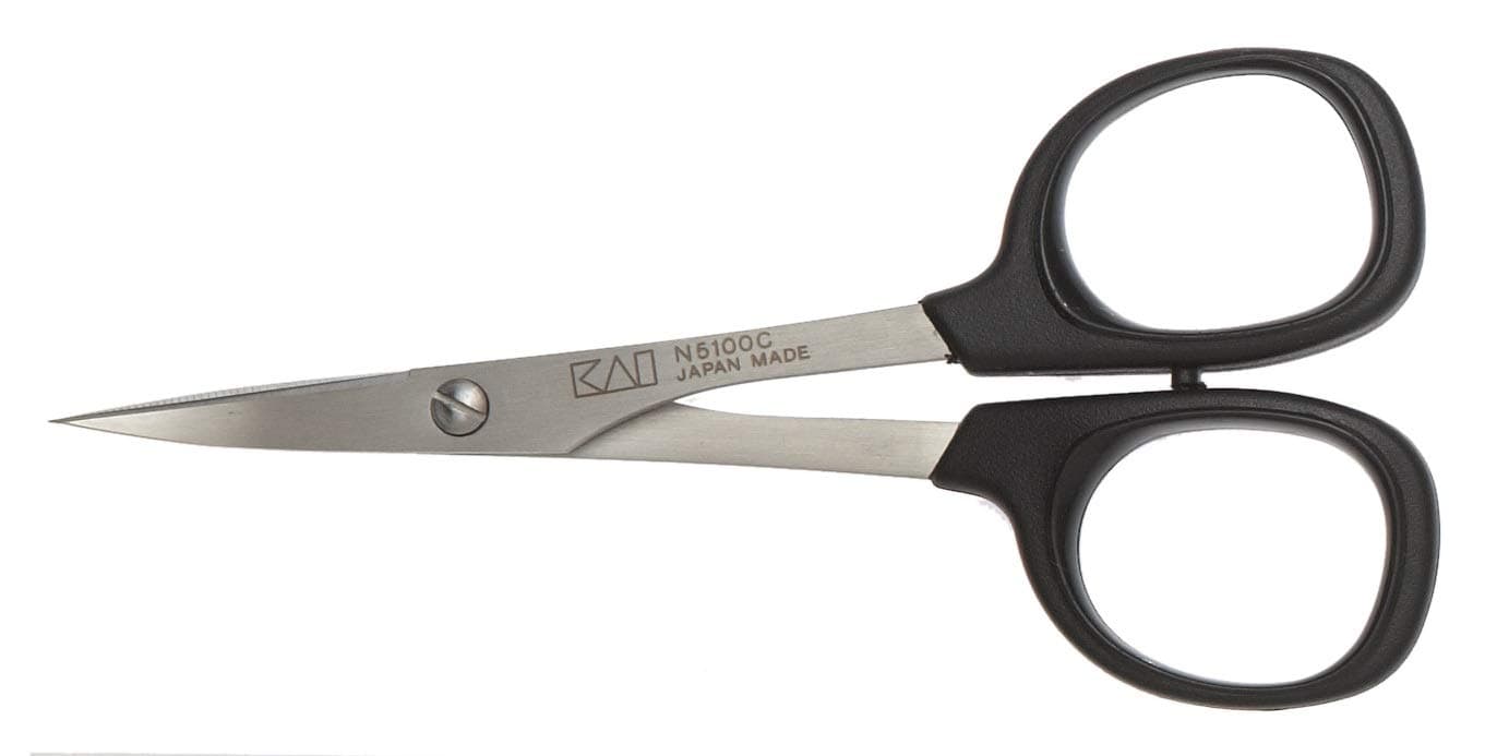 Kai 5100C 4-inch Curved Tip Needlecraft Scissors