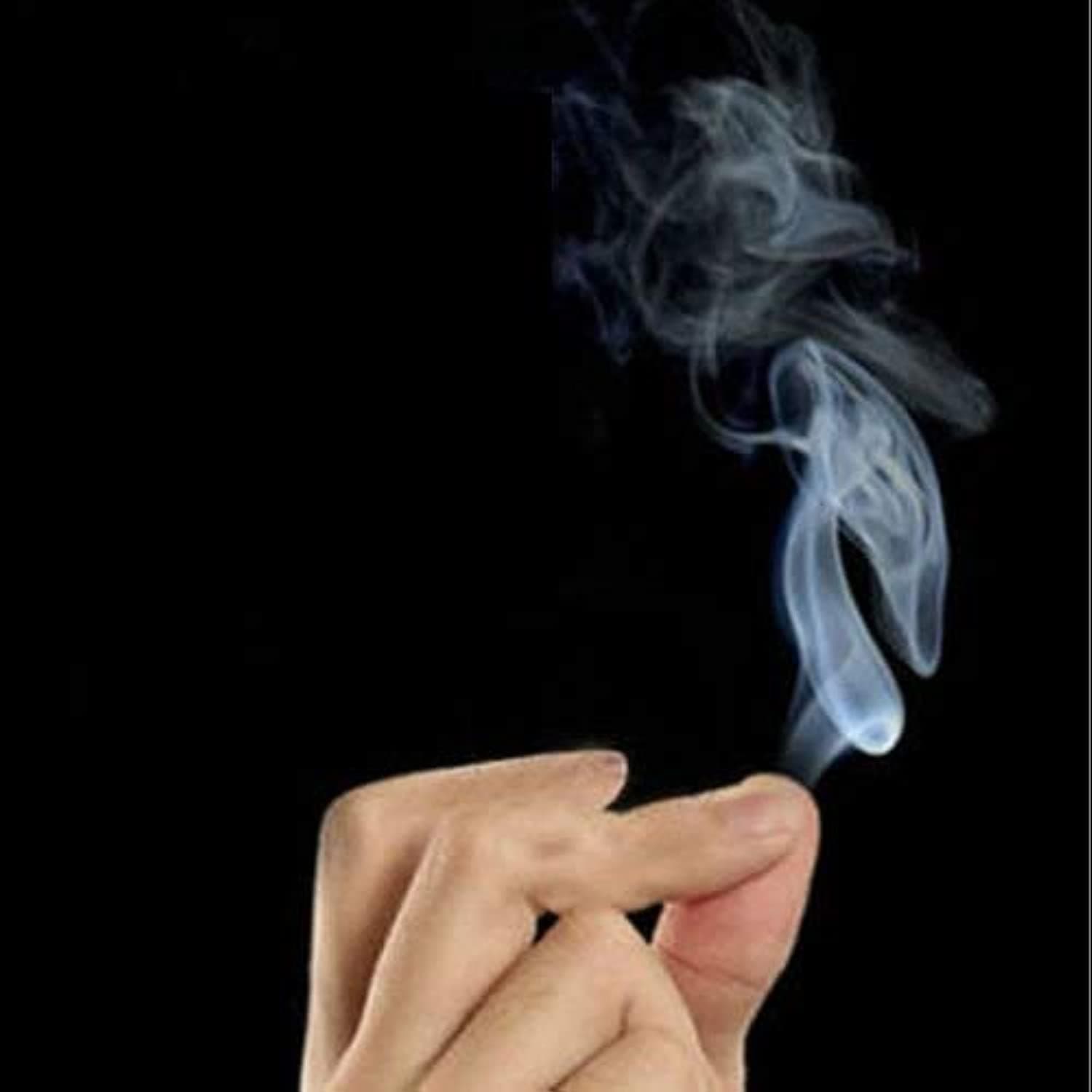 MilesMagic Magician’s Mystic Hell’s Smoke Gimmick Prop | Real Smoke Magic Trick Accessory for Close-up Illusions | Finger Smoke Paper Sheets | 2 Pieces