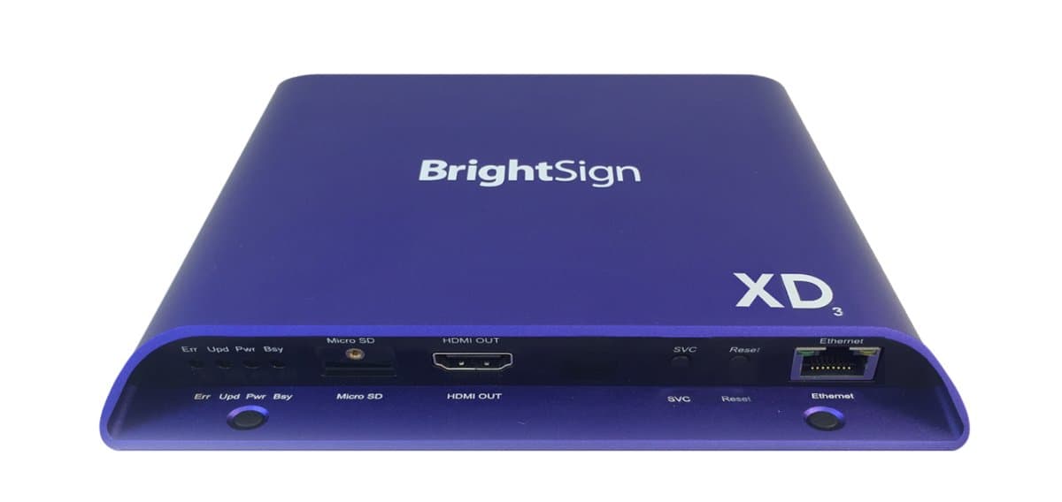Brightsign XD233 Advanced 4K Media Player - (> Digital Signage Solutions Accessories) +}