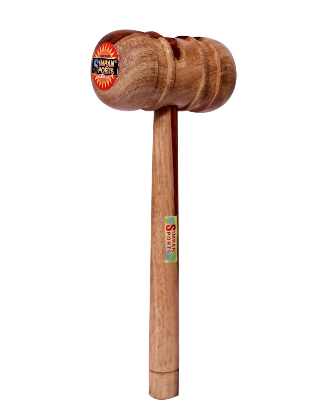 Premium Cricket Bat Mallet - Standard Wooden Bat Knocking Mallet, Cricket Bat Wooden Mallet/Hammer for Bat Knocking