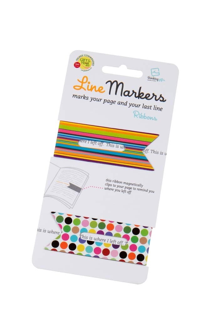 Thinking Gifts Line Markers - Set of 2 Ribbons