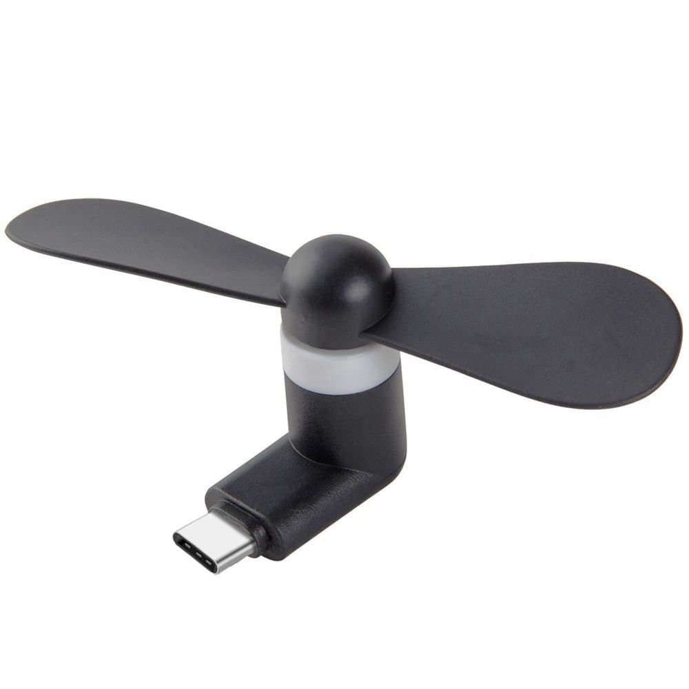 Dylviw Type C Android Portable USB C Phone Fan for Samsung Galaxy S8/S8 Plus/Google Pixel/Nexus 6p, and More Type C Phones with OTG Function. (NOT for iPhone, NOT for Micro USB Port Android Phones)