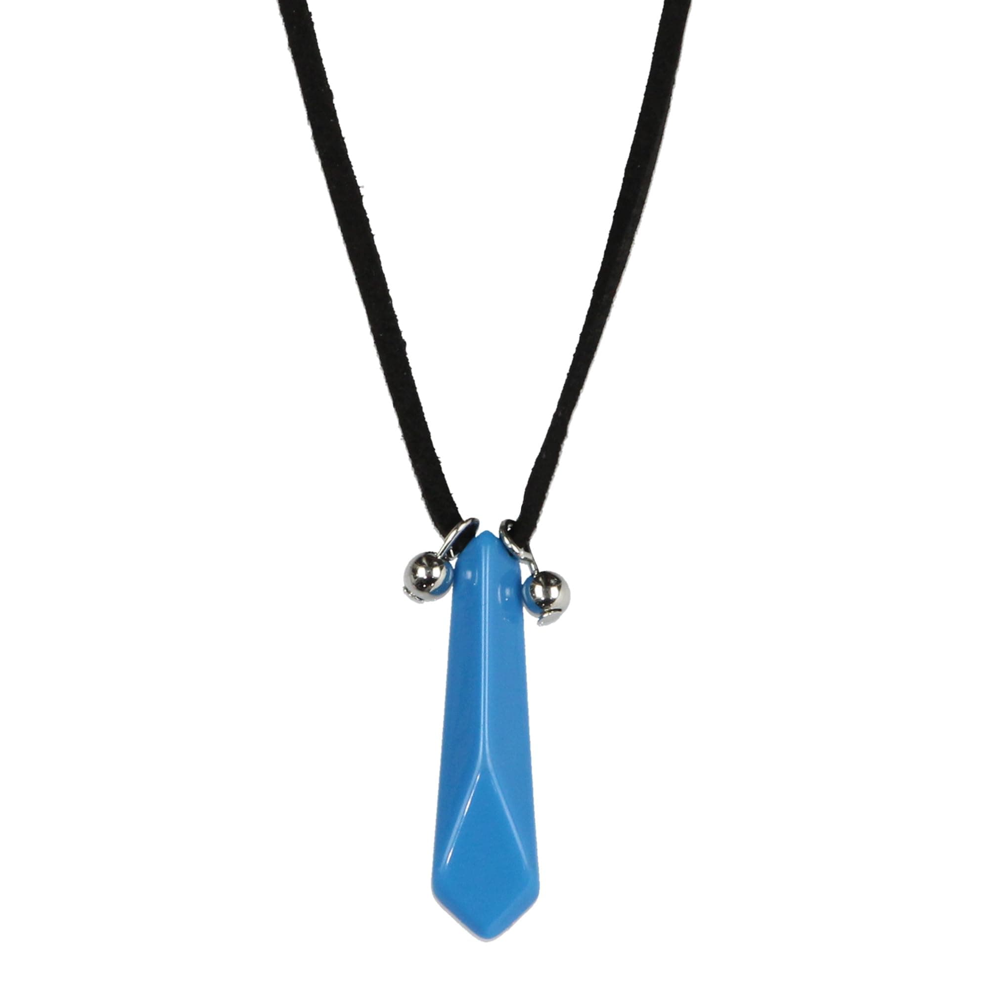 Naruto Shippuden First Hokage Tsunade Blue Crystal Charm Necklace for Women Men