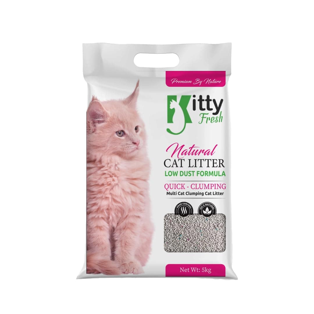Kitty Fresh Advance Cat Litter 5 KGS Litter 99.99% Dust Free (Pack of 2 - Total 10Kgs)
