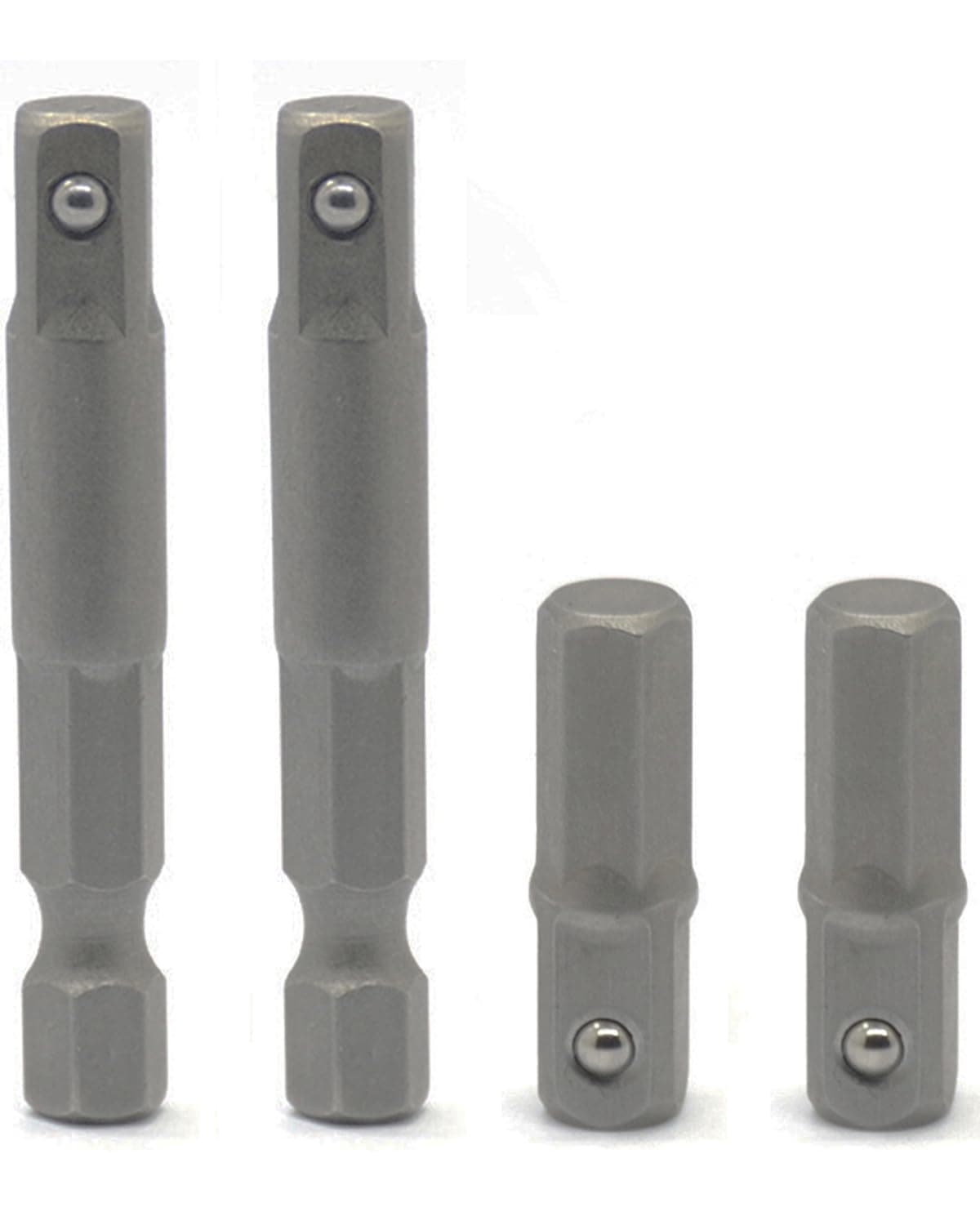 4 Pieces 1/4" Hex to 1/4 Socket Adapter