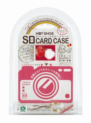 EYEUP Hot Shoe SD Card Case (Strawberry Cake)