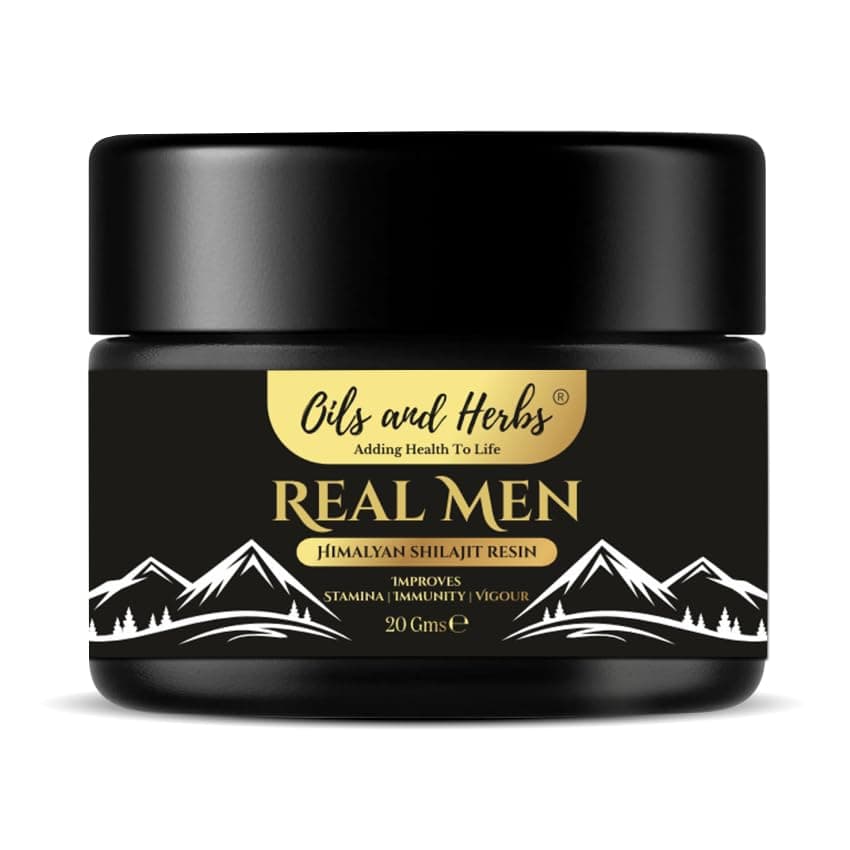 Real Men Himalayan Shilajit Resin by Oils and Herbs UK - 100% Pure - UK Lab Tested -Destroyer of Weakness (40)