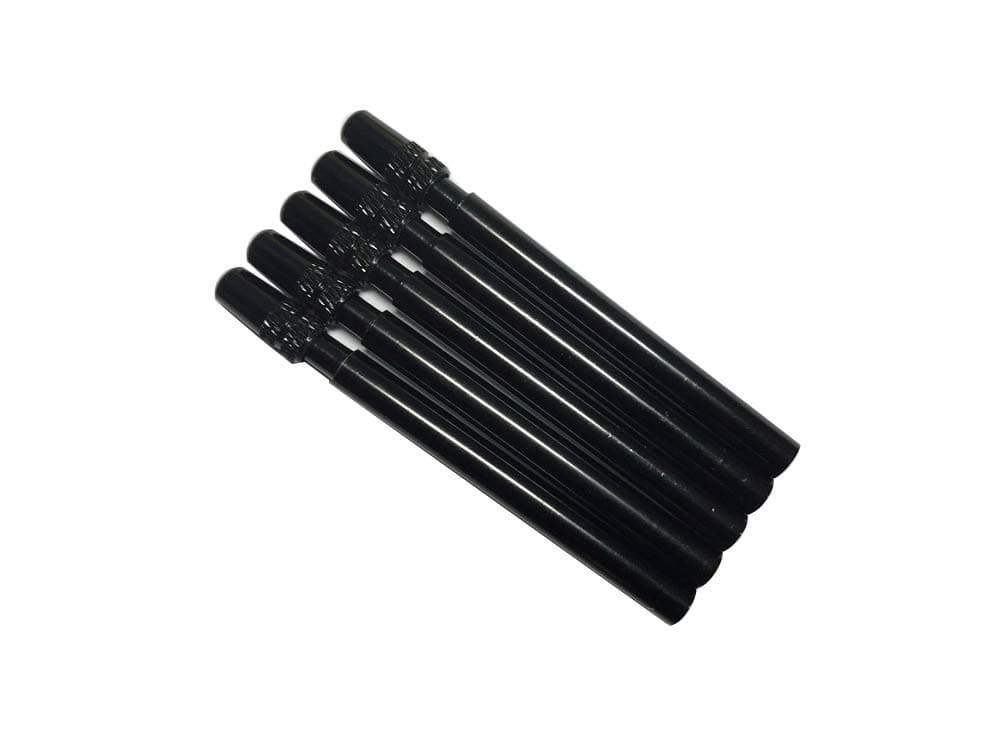 Aurora Racing 5Set Presta Valve Extension Black Bicycle Wheel Aluminium Valve Extender 70 mm