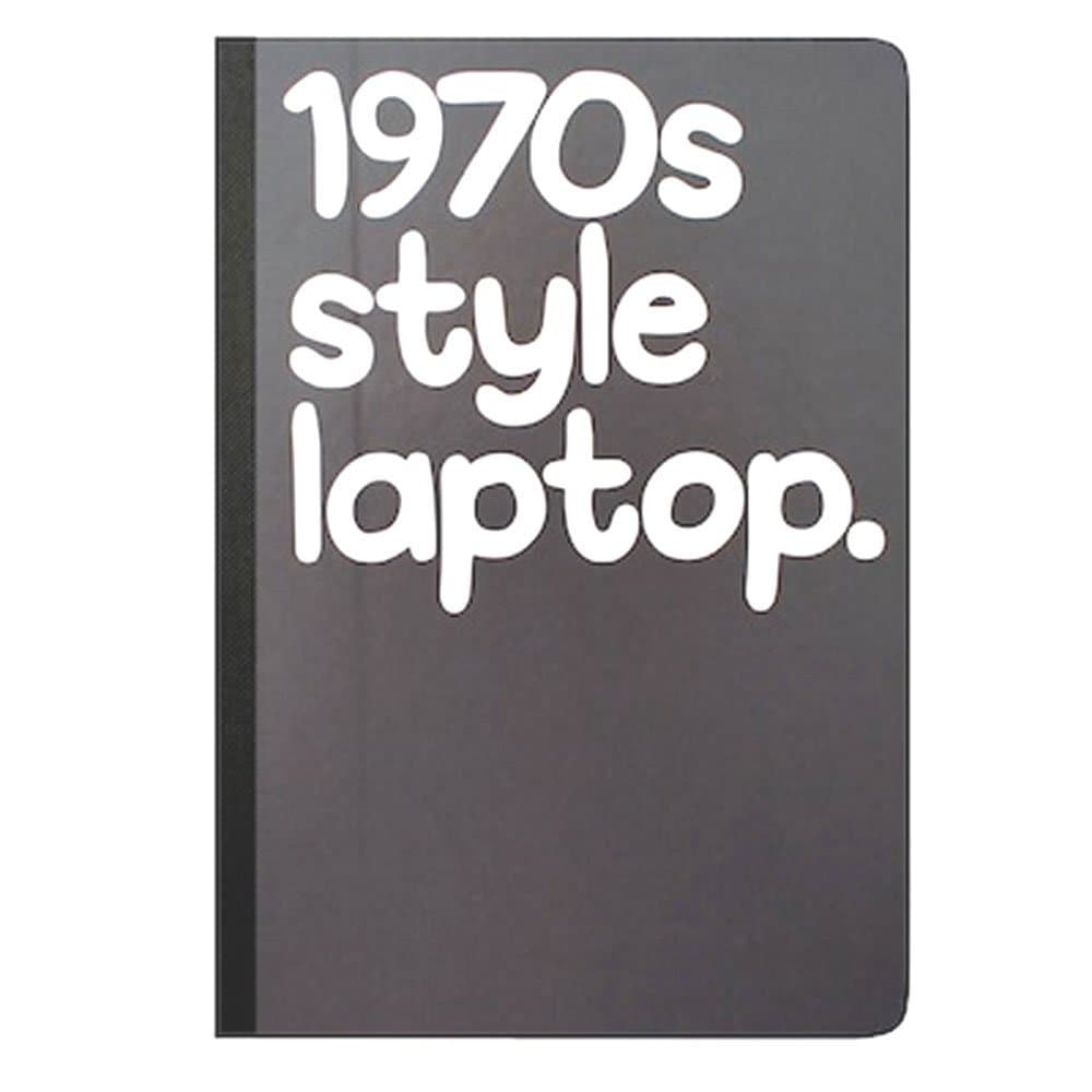"1970s Style Laptop" Journal Notebook by Waldo Pancake
