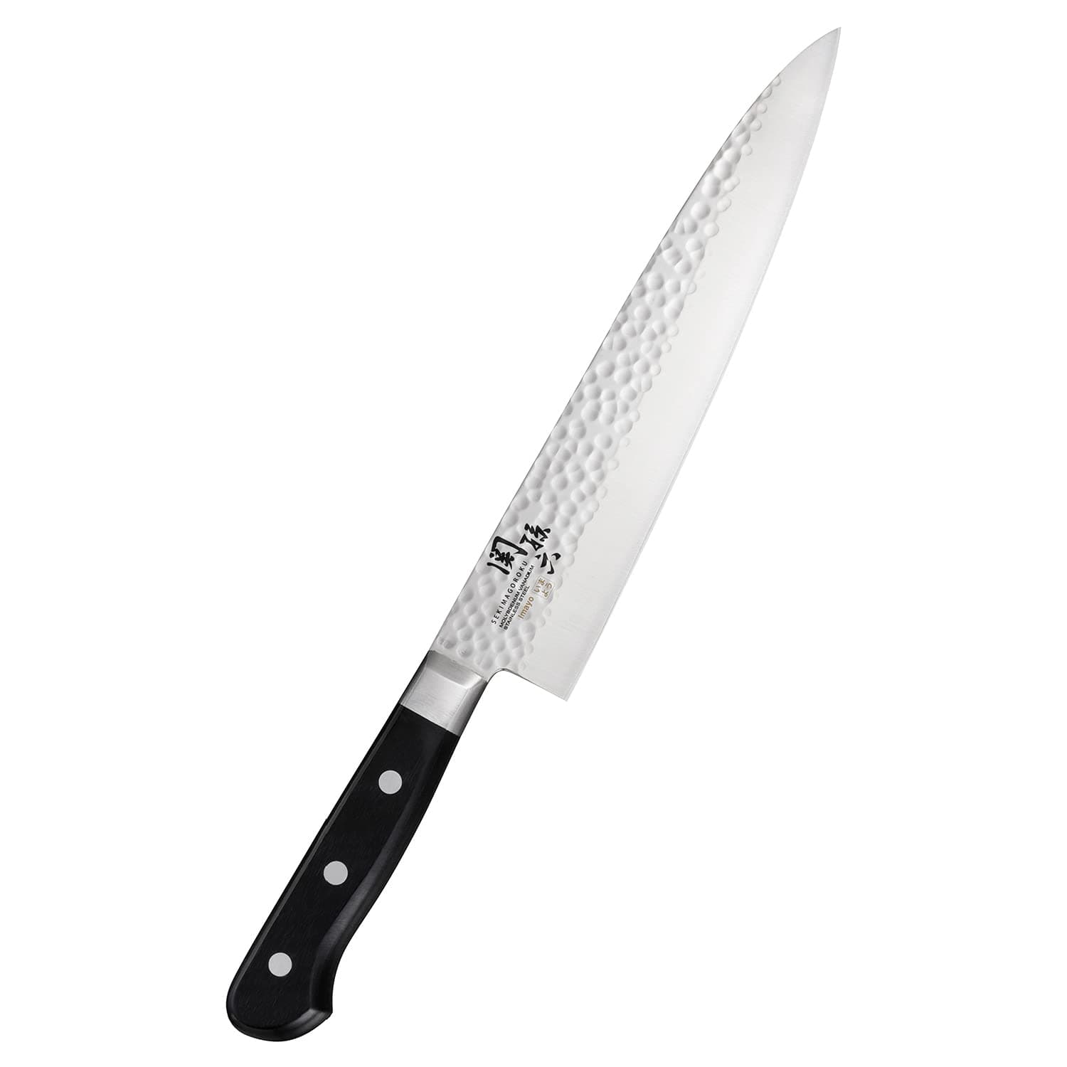 Kai Corporation AB5460 Kaijiri Gyutou Knife, Imayo Hammered 8.3 inches (210 mm), Made in Japan