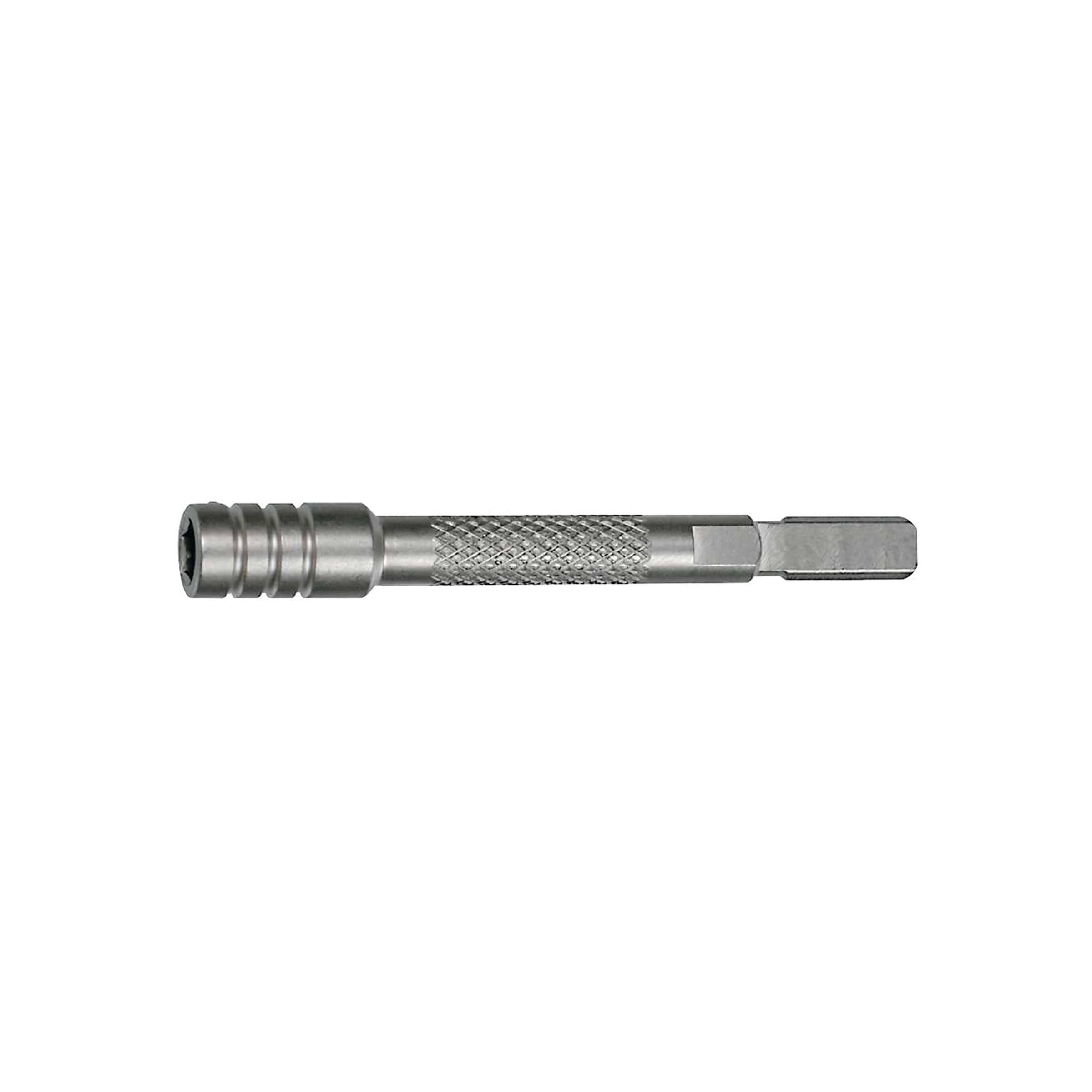 Bit Driver Extender - 3.25 Extension for Leatherman Bits & Standard Hex Bits, Silver