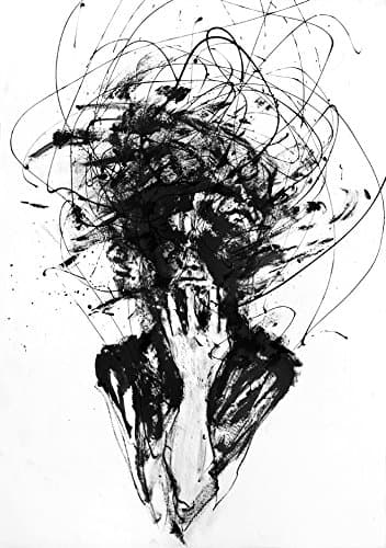 fenggungun Les peintures intenses et instrospectives d'agnes cecile Poster prints 24x36 inches