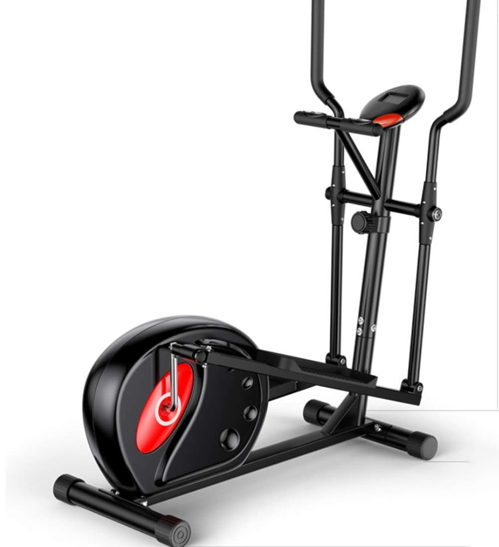 HRSS Home Elliptical Cross Training Machine, Jogging Fitness Equipment, 8-Speed Resistance Adjustment with LED Digital Display