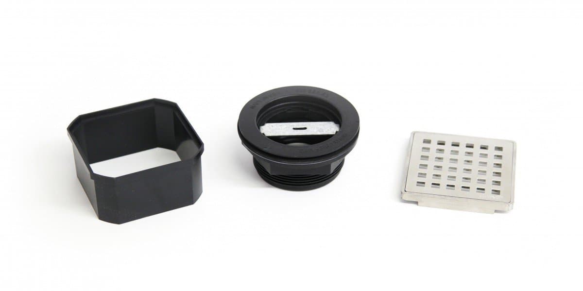 Wedi Fundo Stainless Steel Drain Kit Standard Drain ABS - Drain Only