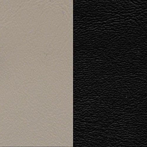 Coverking Custom Fit Front 50/50 High Back Bucket Seat Cover for Select Chevrolet Corvette Models - Premium Leatherette 2-Tone (Cashmere with Black Sides)