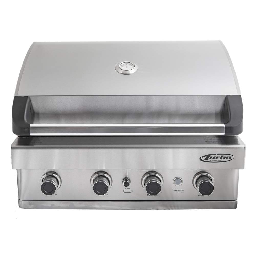 Turbo 4-Burner Built-In Gas Grill - Natural Gas
