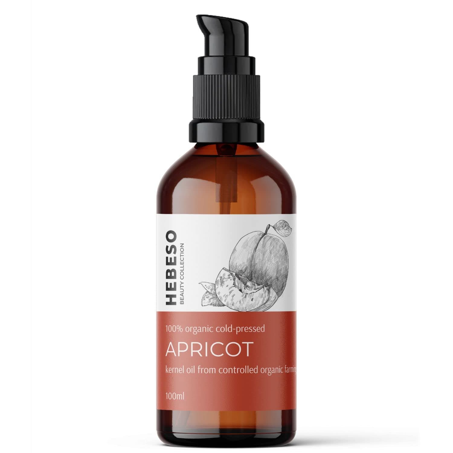 Apricot Kernel Oil 100 ml 100% Pure & Organic | Quick Absorbing Light Oil | First Choice For Massages | Reduces Dark Circles And Puffiness Around Eyes | Long Time Moisturization | Gorgeous Shiny Hair Without Any Greasiness