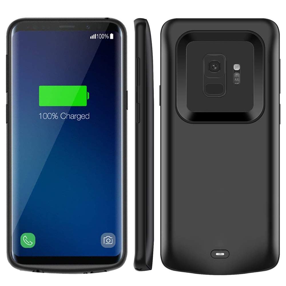Battery Case For Galaxy S9 Yicente 4700mAh External Battery Charger Case Portable Extended Battery Charging Case Rechargeable Backup Battery Pack Power Bank Case For Galaxy S9