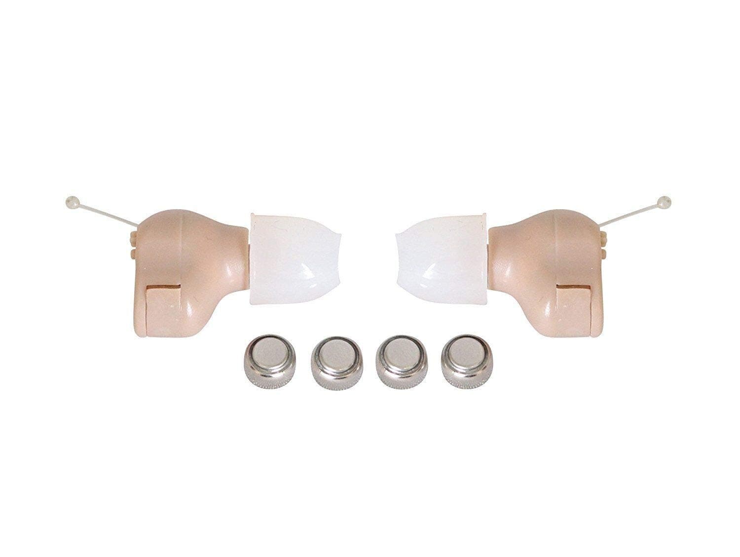 Super Mini,Beige Color,in-The-Canal (ITC), New Digital Hearing Amplifier, Clearly Technology, Interchangeable, Suitable for Men and Women, Trademark: Easyuslife