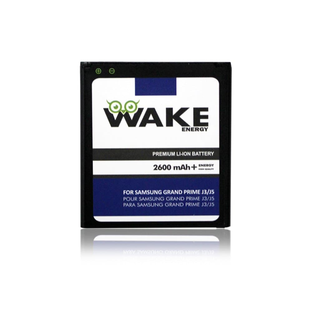 Grand Prime Battery, WAKE 2600 mAh Replacement Battery for Samsung Grand Prime / J2 Prime / J3 PRO / J3 2016 / J3 / J5 (SM-G950) (EB-G950ABA/EB-BG950ABE) WAKE Brand