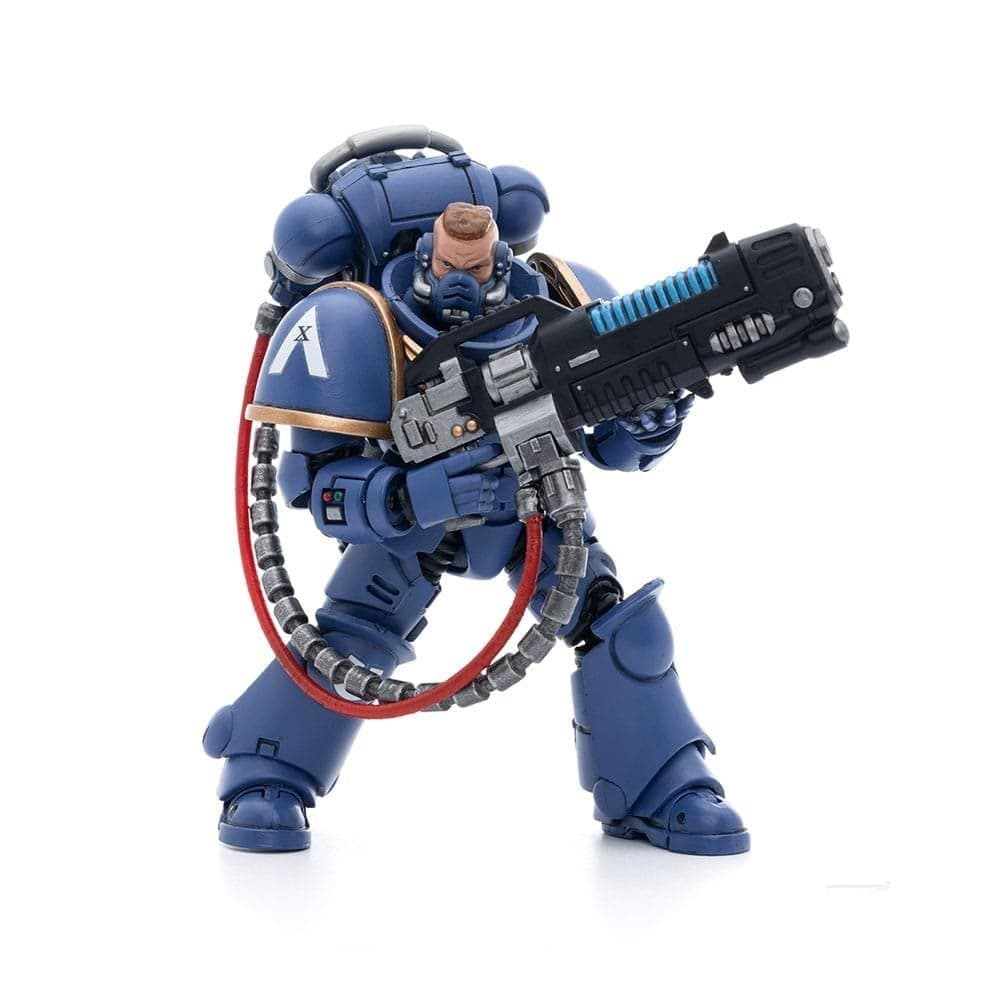 JoytoyWarhammer 40k: Ultramarines Hellblasters Brother Paxor 1:18 Scale Figure