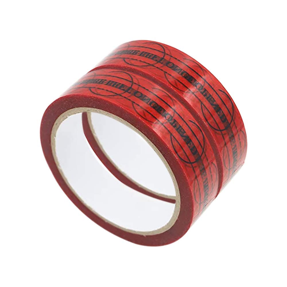 Tamper Evident Security Tape Resistant Safety Stickers Labels Seals Prevent Opened Void Tape Legend โMarks Will Be Left Once Openedโ (2.5cm x 55yds 2 volumes)