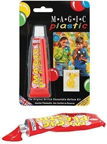 Triple Pack Red Magic Plastic - Resealable Balloon Kit 3 x 30g Tubes