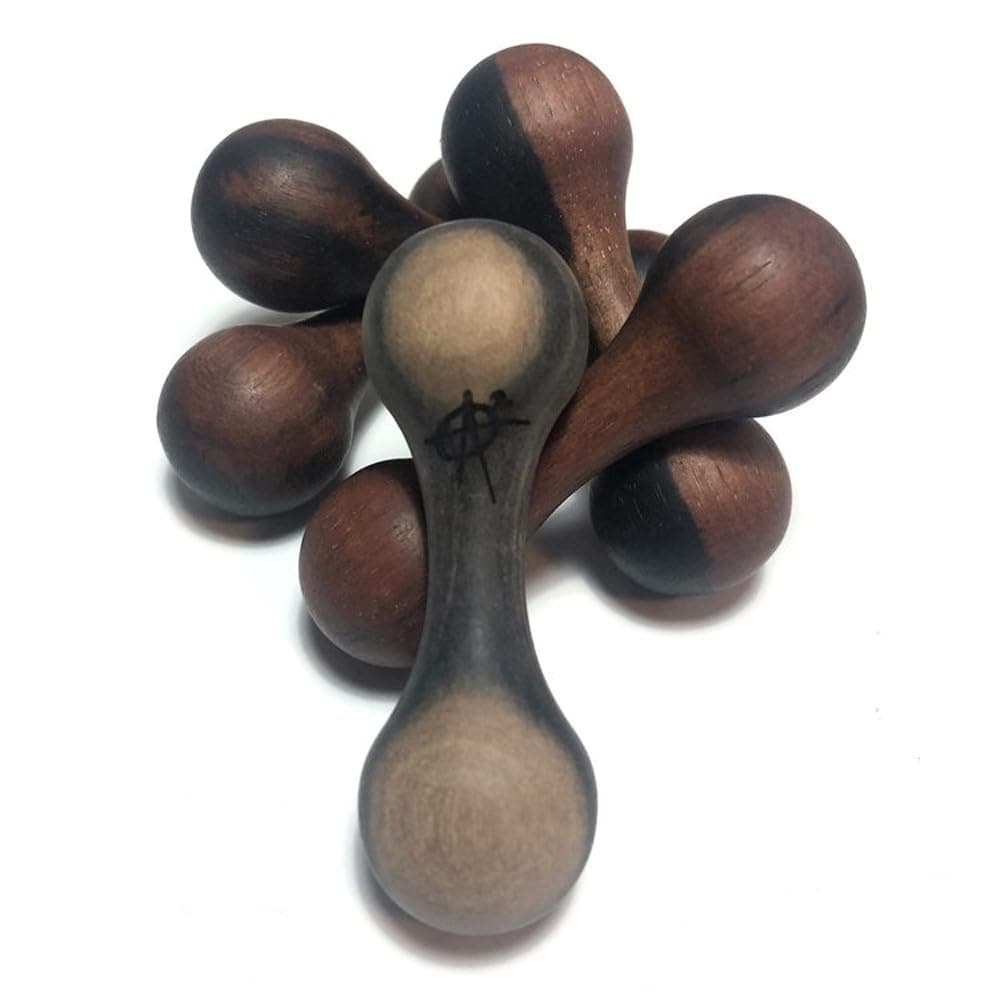 AroundSquare Wooden Knucklebone Skill Toy- Begleri - (Ebony)