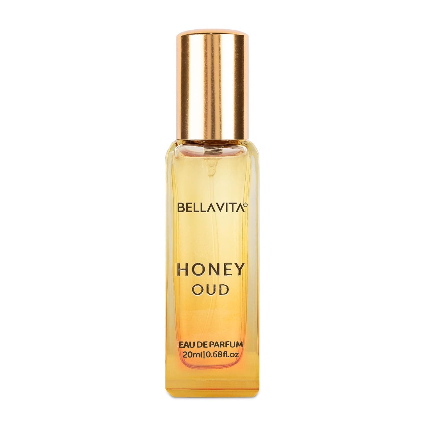 Bella Vita Luxury Honey Oud Unisex Liquid Eau De Parfum With Bergamot, Patchouli, Vanilla Premium, Long Lasting Sweet & Spicy Fragrance, 20ml