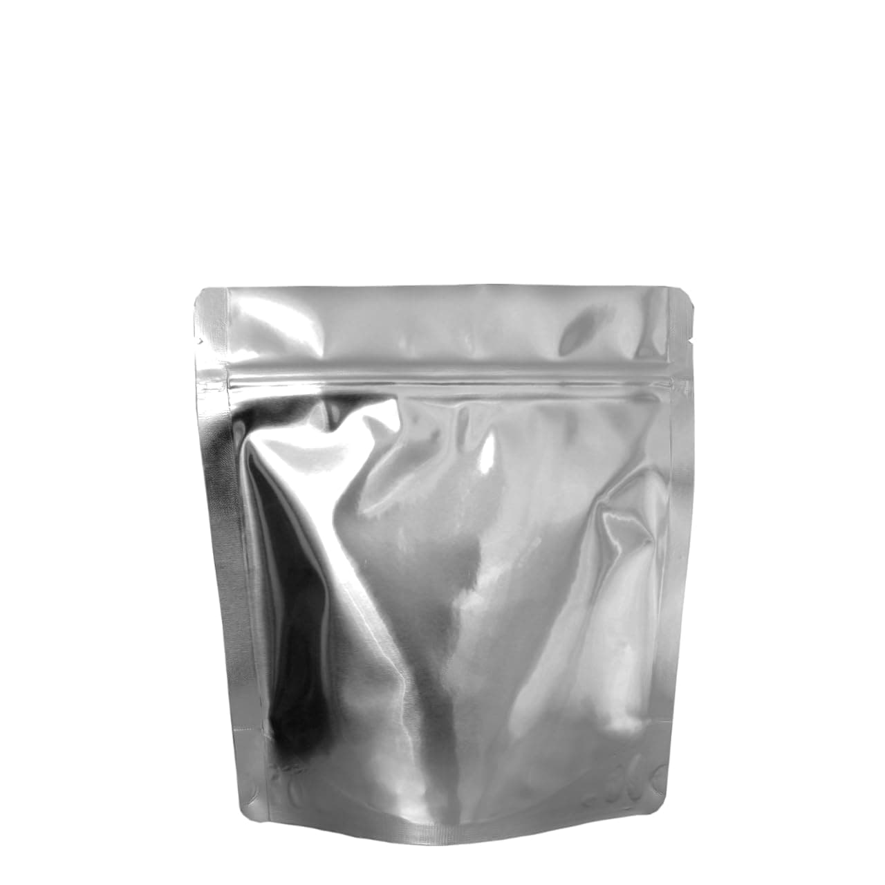 Quart 7" x 9" x 3" Seal-Top Stand-Up Mylar Bags Long-Term Food Storage - 7 Mil Thick - Resealable - Heat Sealable - 100 Pack