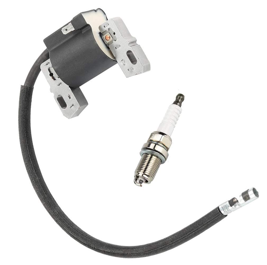 591459 Ignition Coil Magneto Armature + RC12YC Spark Plug Replacement for Briggs and Stratton 492341,491312,495859,490586,591459 Lawn Mower Engines Parts