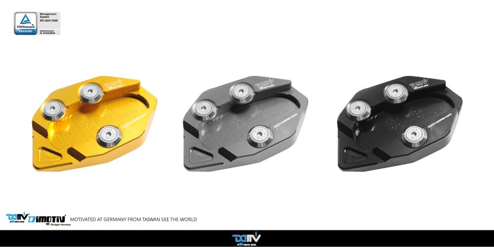 Dimotiv DMV Side Stand Enlarger for Yamaha YAMAHA T-MAX 530 13-14(TITANIUM)