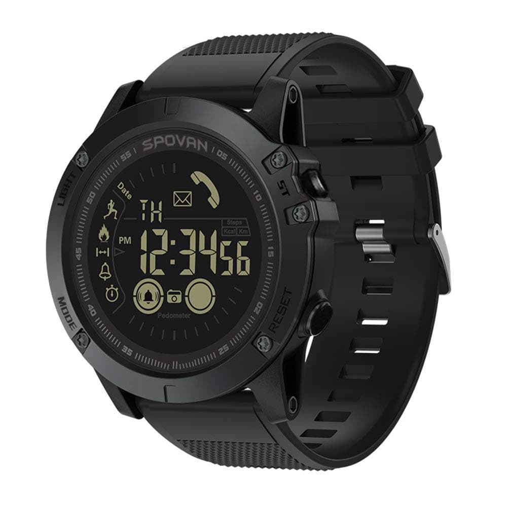 Outdoor Digital Smart Sport Watch for Men with Pedometer Wrist Watch for iOS and Android 50M Waterproof
