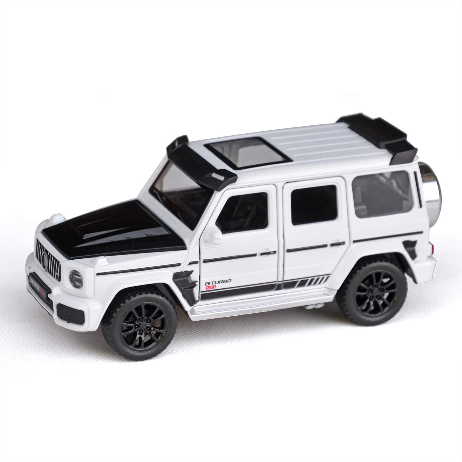 Tianmei 1:32 SUV Kids Toys Die-Cast Alloy Metal Car Model Collection Children Play Vehicle (BBS - White)
