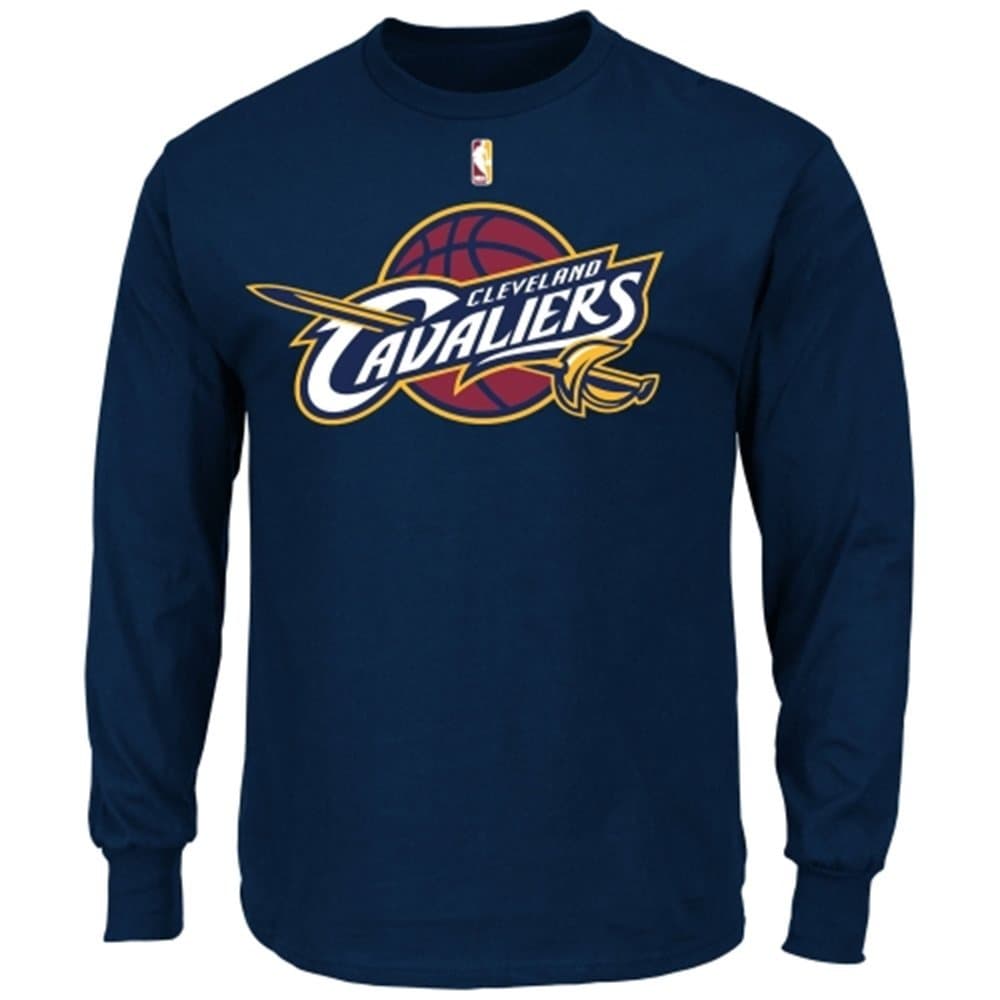 Cleveland Cavaliers Navy Primary Logo Long Sleeve T-shirt