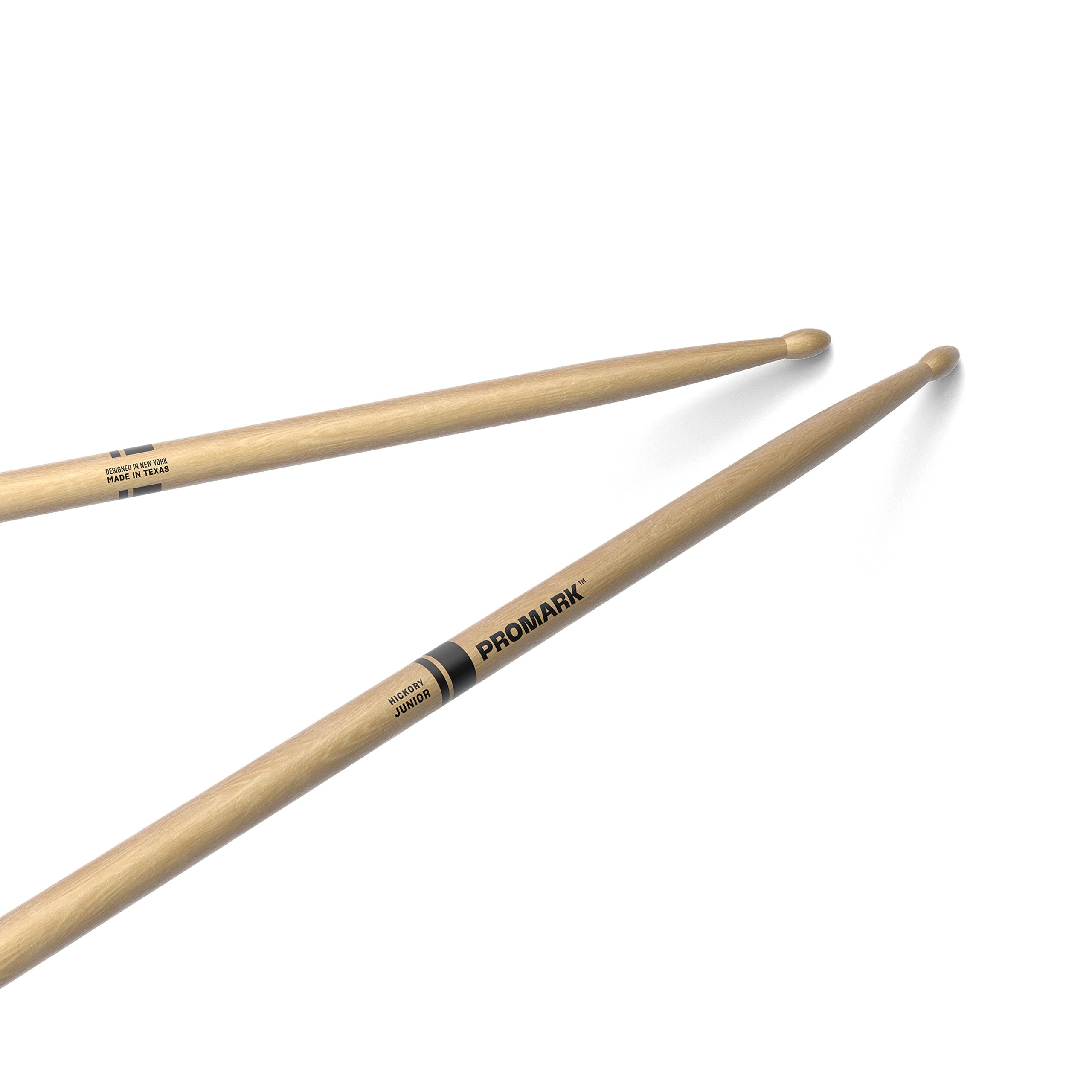 Promark TXJRW American Hickory Junior Wood Tip, Single Pair