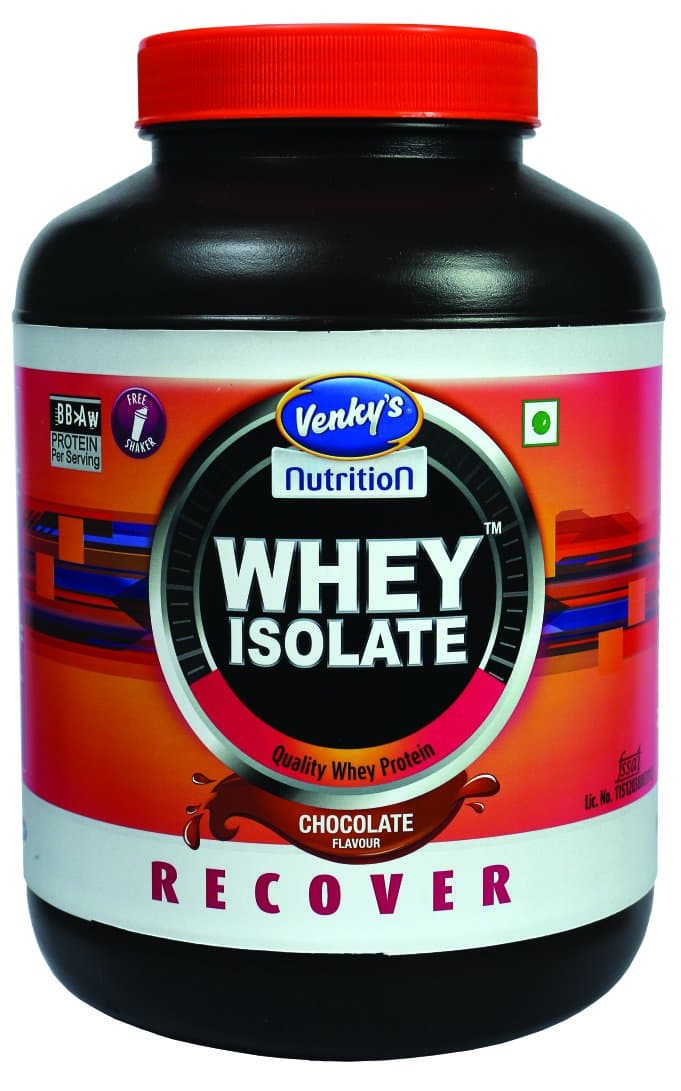 Whey Isolate protein powder (No Added Sugar) | Boosts Performance | Increases Strength & Muscles | 29.64g Protein Per Serving | - 2 KG (Swiss Chocolate Flavour)