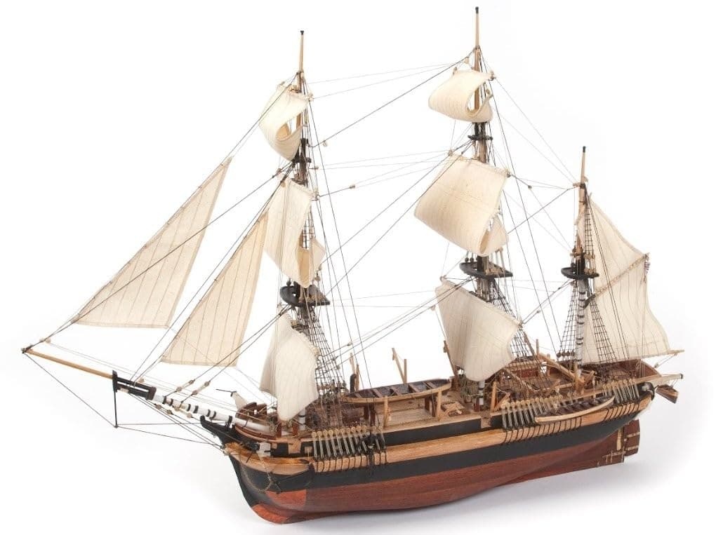 OCCRE Ref. 12009 - HMS EREBUS - 1:75 - Mounting kit in wood and metal - Assembly required